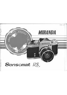 Miranda Sensomat RS manual. Camera Instructions.